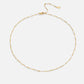 Elegant White Pearl Necklace
