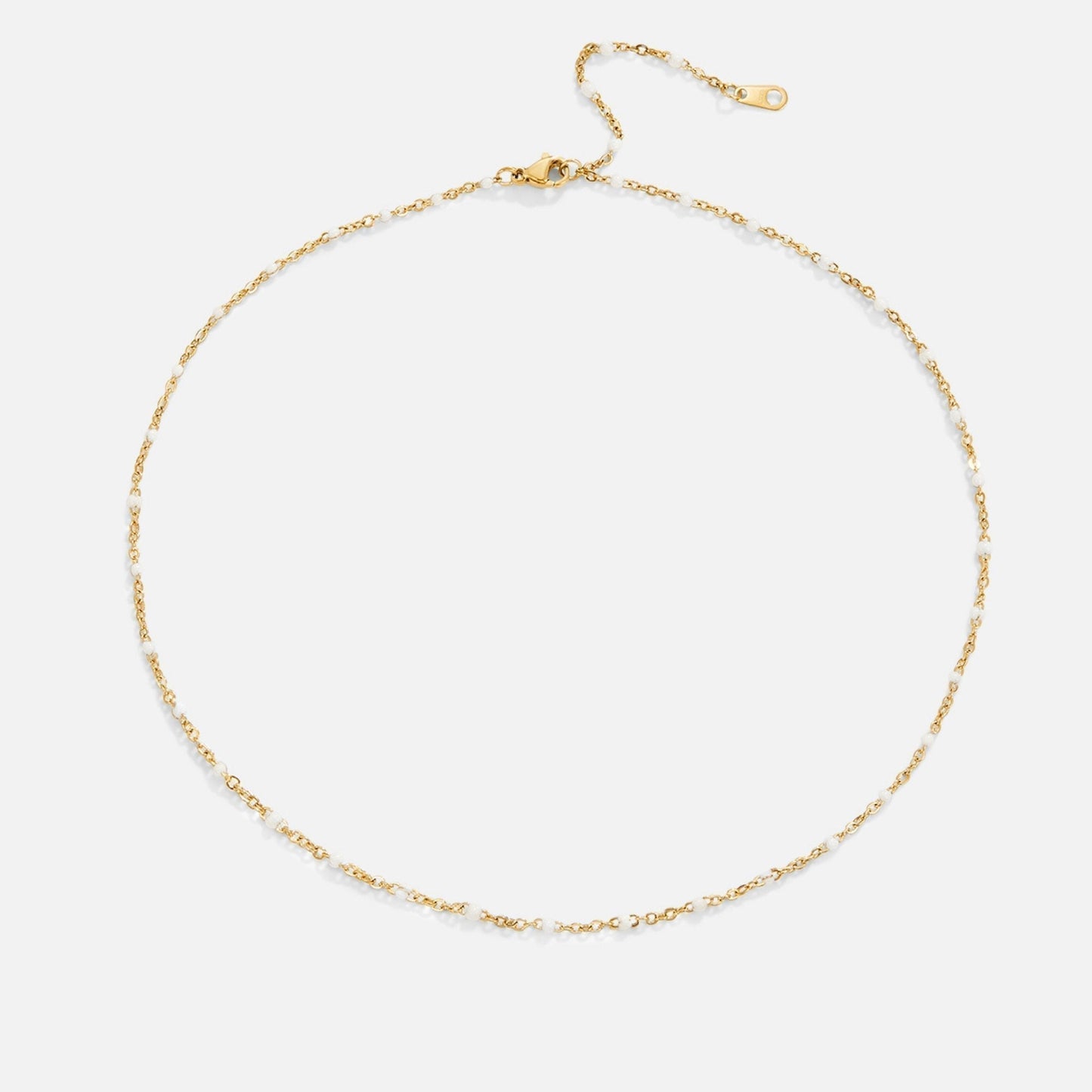Elegant White Pearl Necklace