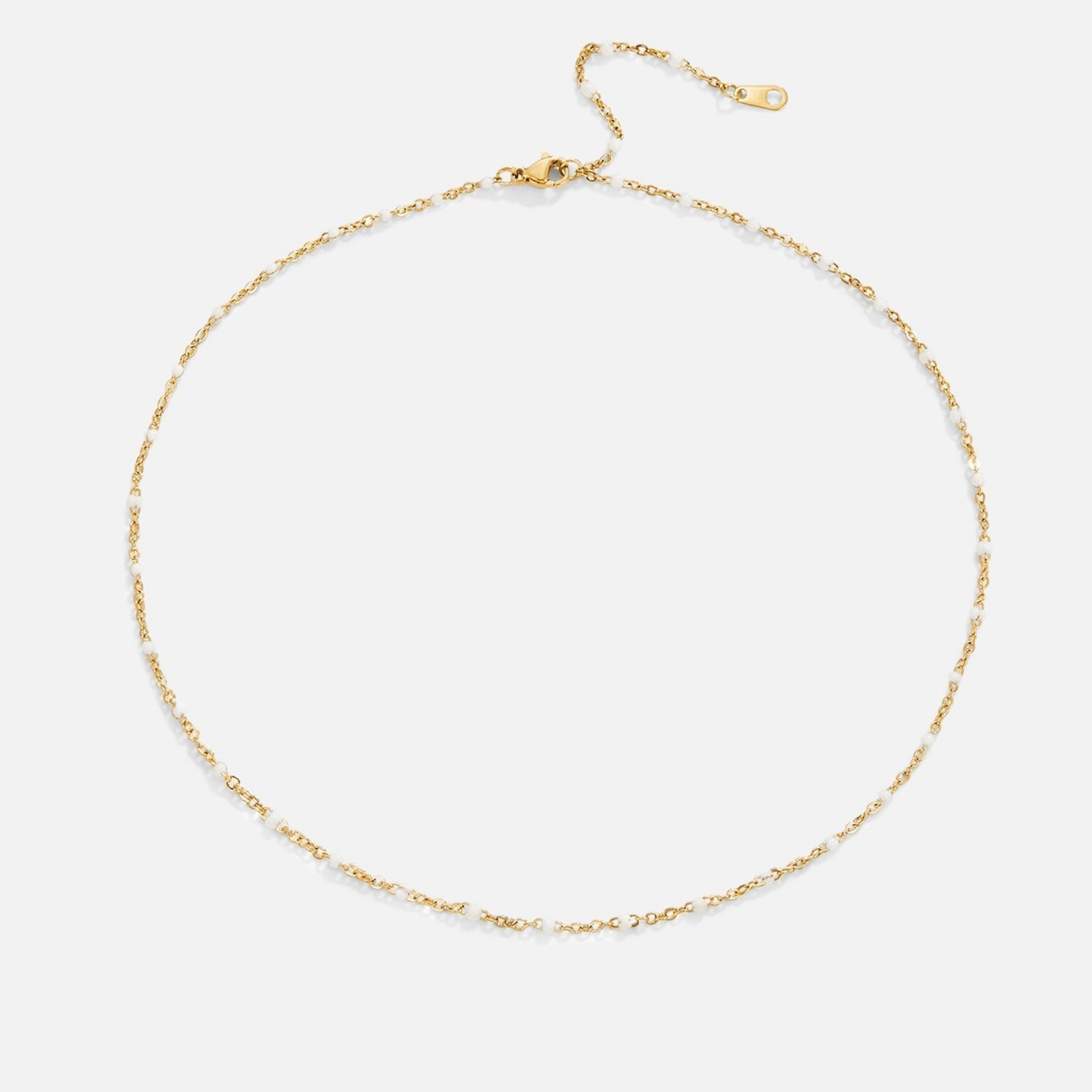 Elegant White Pearl Necklace