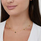 Emily's Elegant Gold Crystal Necklace