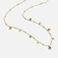 Emily's Elegant Gold Crystal Necklace