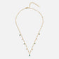 Emily's Elegant Gold Crystal Necklace