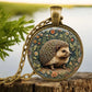 Forest Spirit Animal Glass Pendant Necklace