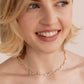 Freya Necklace with Crystal Waves Design