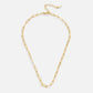 Gold Clip Pendant Necklace