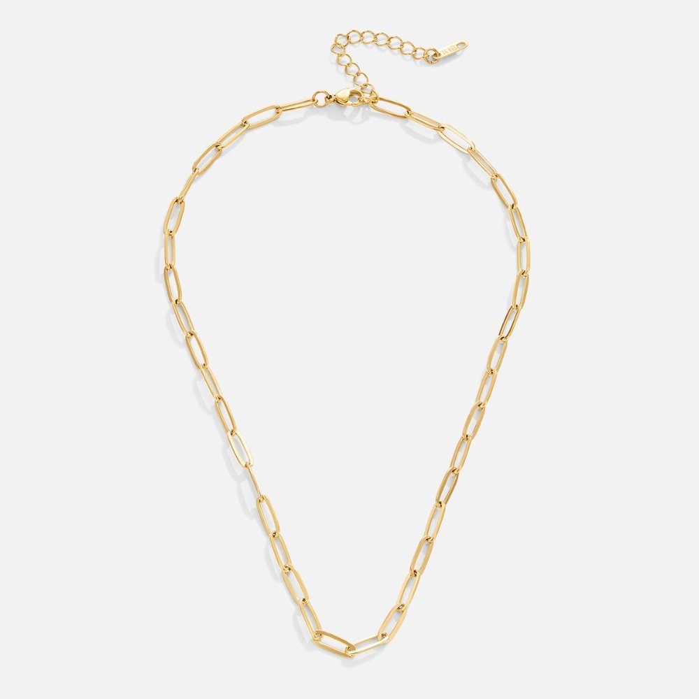 Gold Clip Pendant Necklace