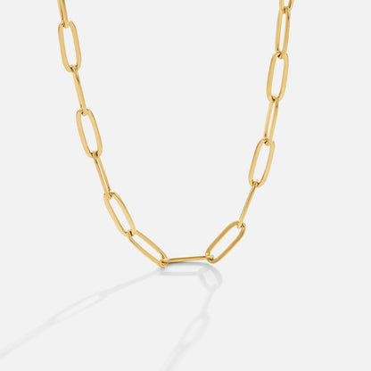 Gold Clip Pendant Necklace