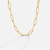 Gold Clip Pendant Necklace