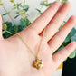 Gold - Plated Necklace with Paw Charm