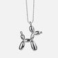 Gold - Tone Balloon Dog Pendant Necklace