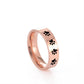 Handcrafted Paw Print Ring in Stainless Steel