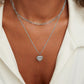 Heart - Shaped Necklace with Office Clip