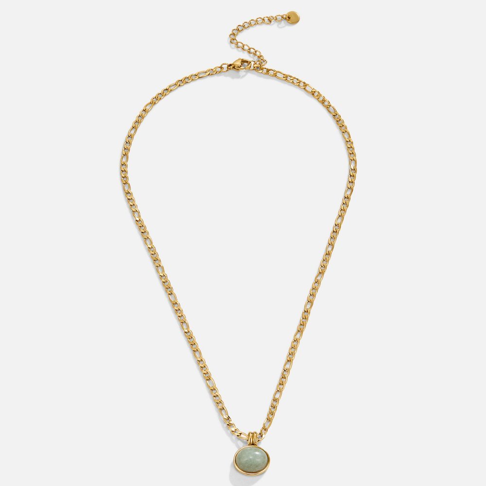 Jade Pendant Necklace by Liza