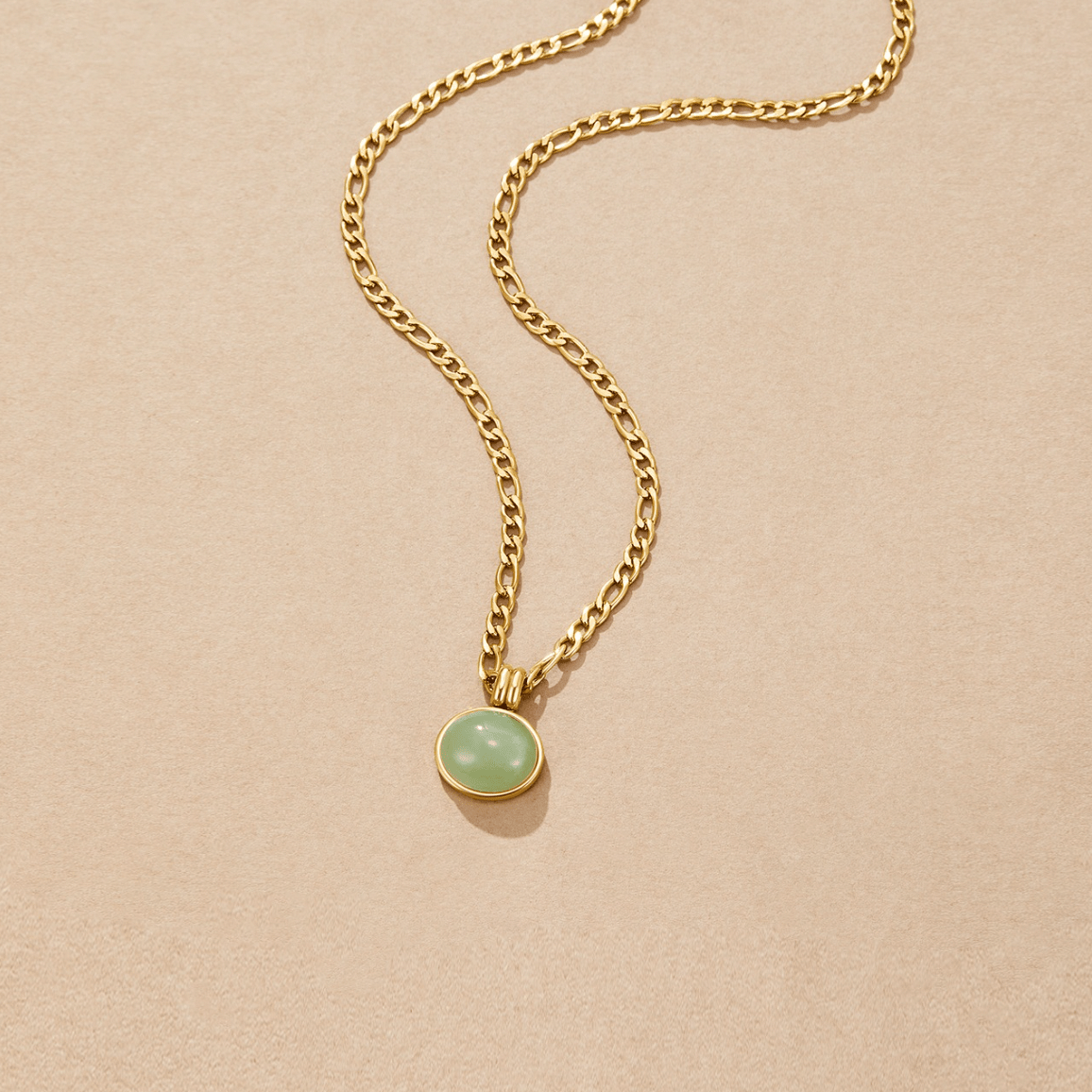 Jade Pendant Necklace by Liza