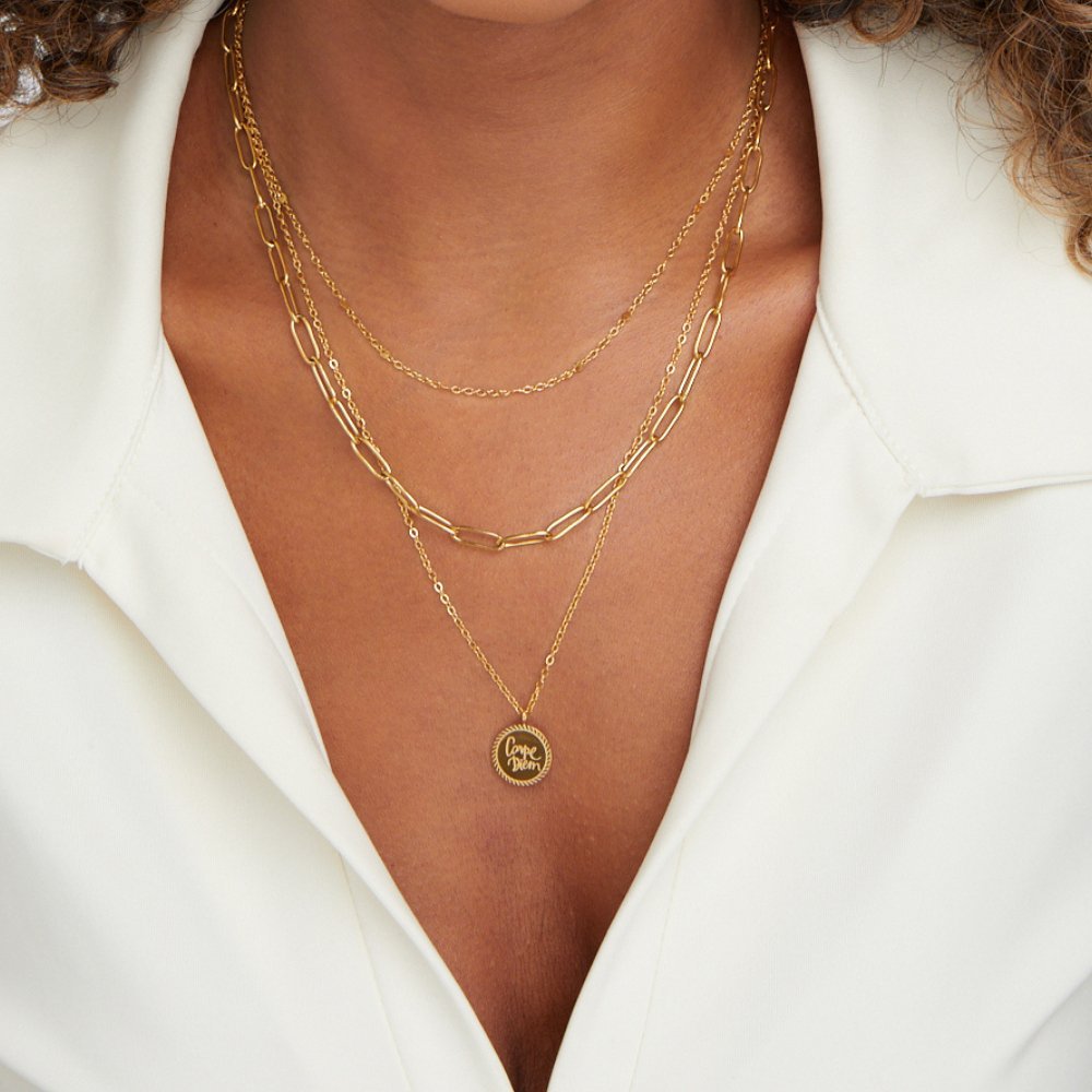 Janie Coin Pendant Necklace