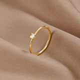 Jimena - Heart - Shaped Crystal Ring