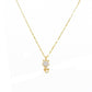 Kitty™ — Gold - plated cat necklace with zircon