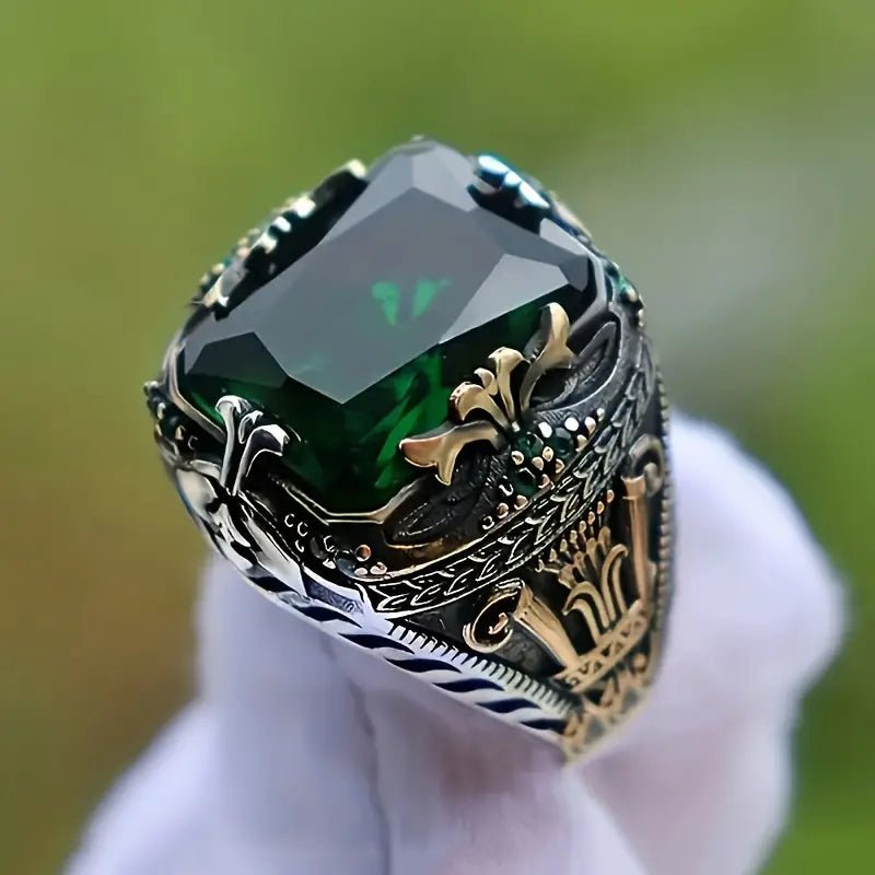 Klara Emerin Mixed Gold Ring
