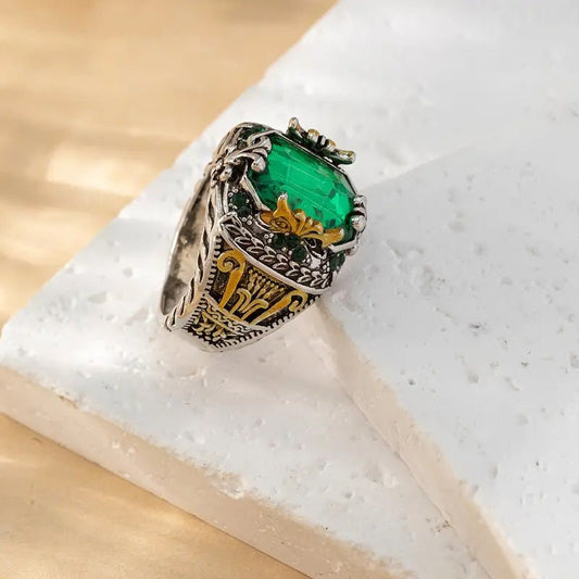 Klara Emerin Mixed Gold Ring