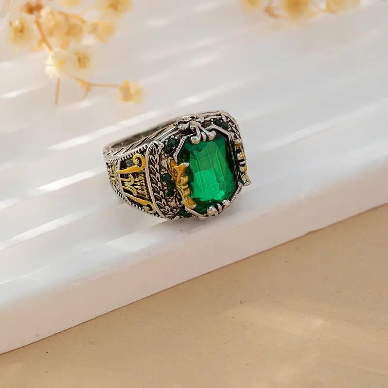 Klara Emerin Mixed Gold Ring