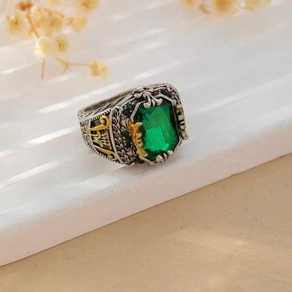 Klara Emerin Mixed Gold Ring