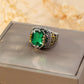 Klara Emerin Mixed Gold Ring