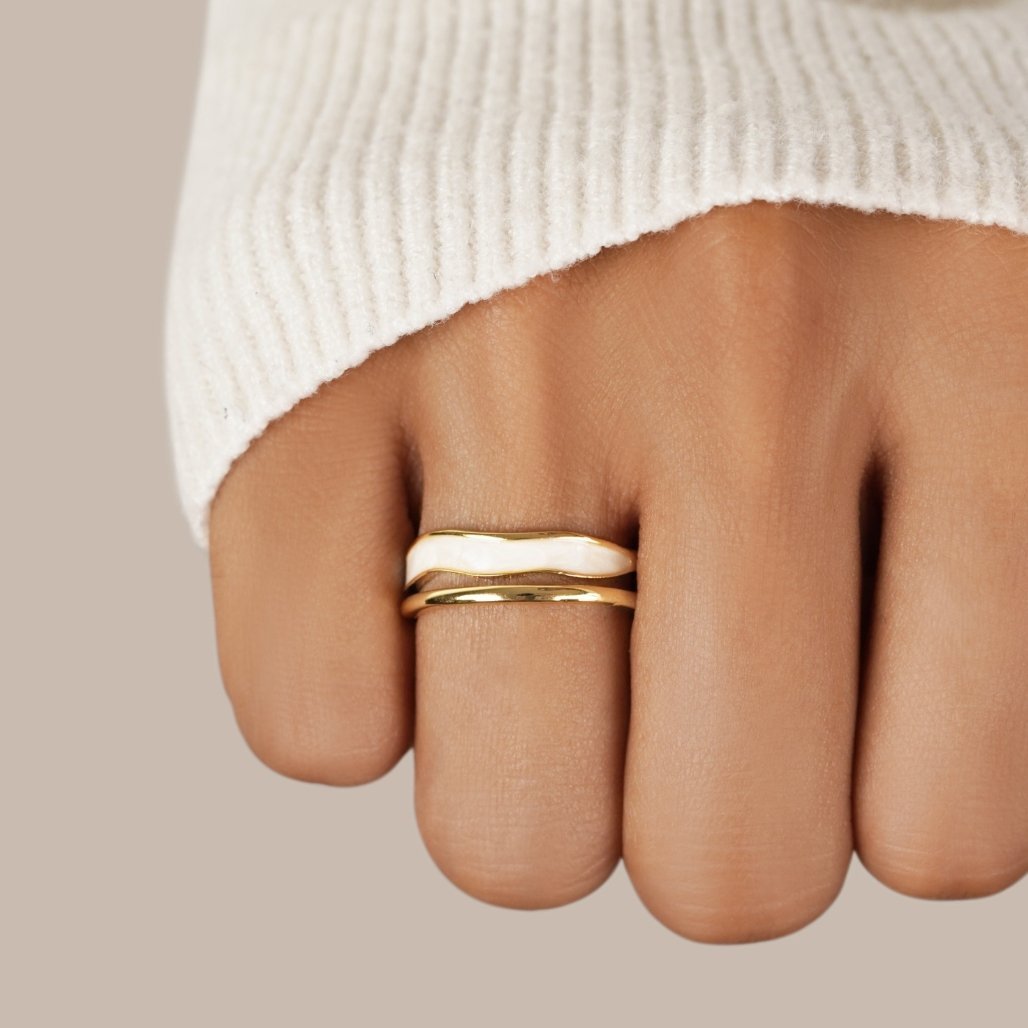 Layered Golden Sahara Ring