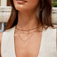 Layered Necklace with Kay Pearl Drops