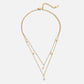 Layered Necklace with Kay Pearl Drops