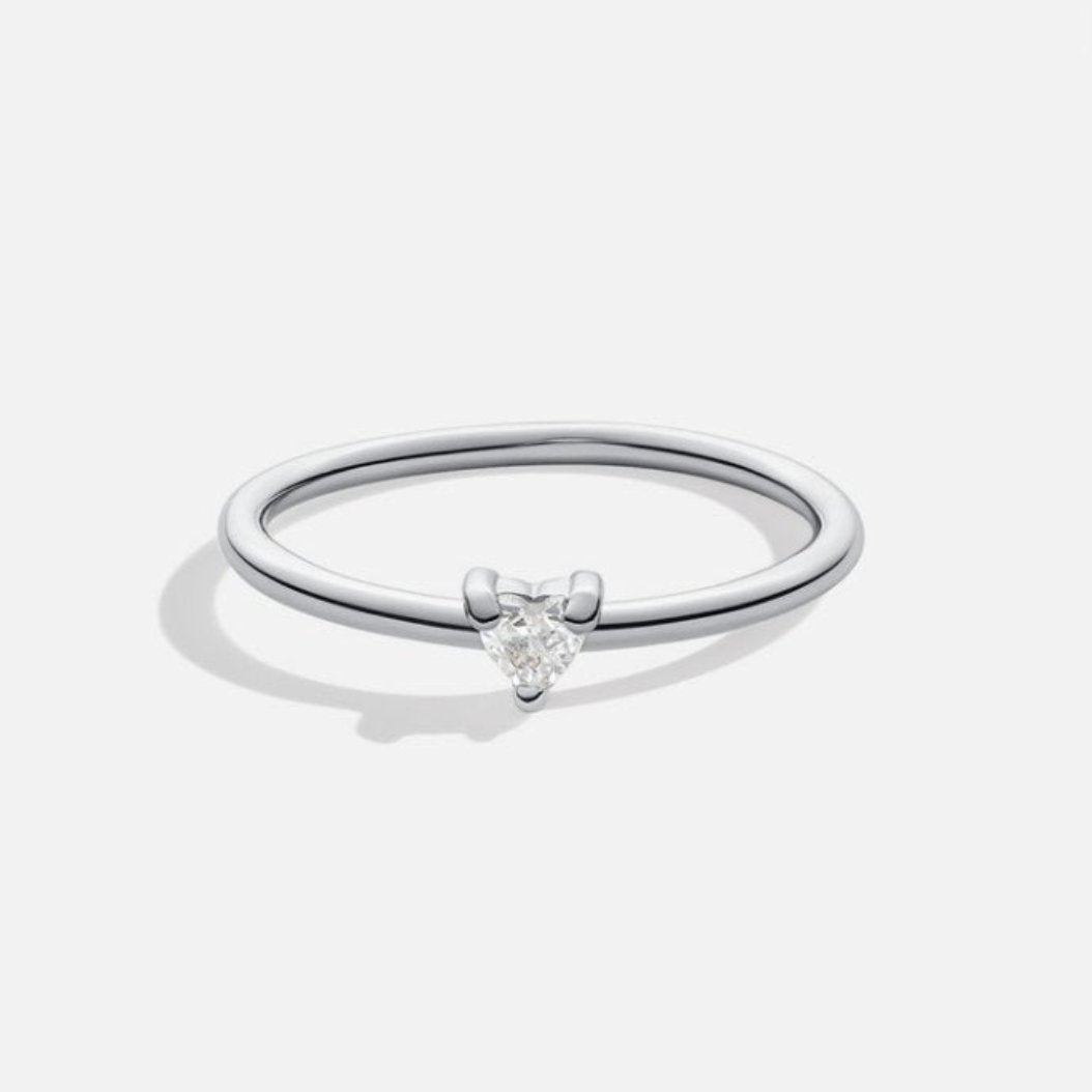 Little Love Crystal Heart Ring
