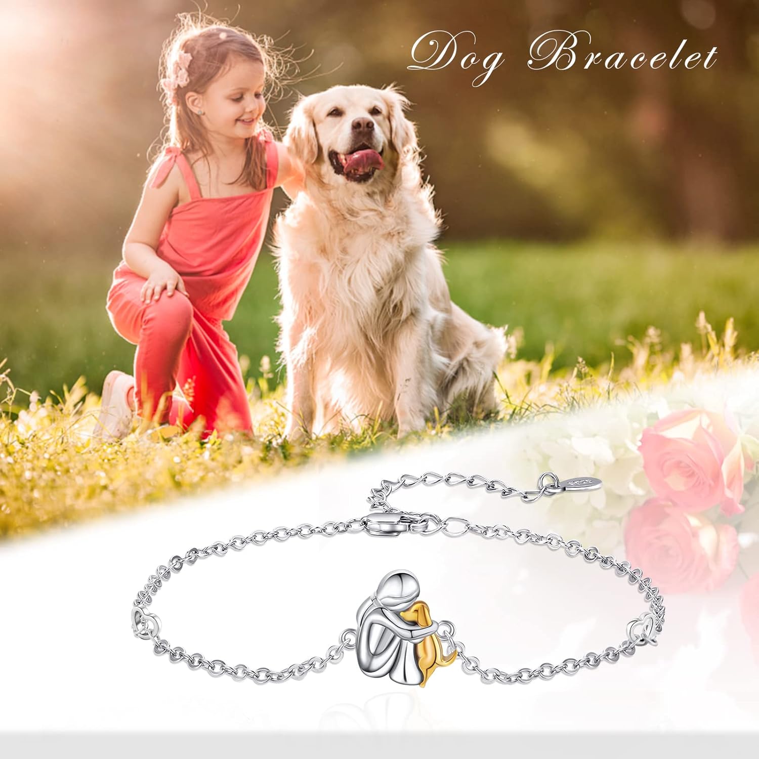 Lucky™ — Adjustable dog charm bracelet