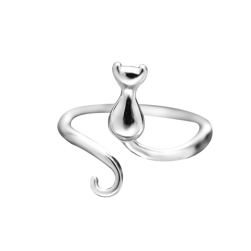 Mimi™ — Stainless steel adorable cat ring