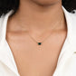 Moni Green Emerald Pendant Necklace
