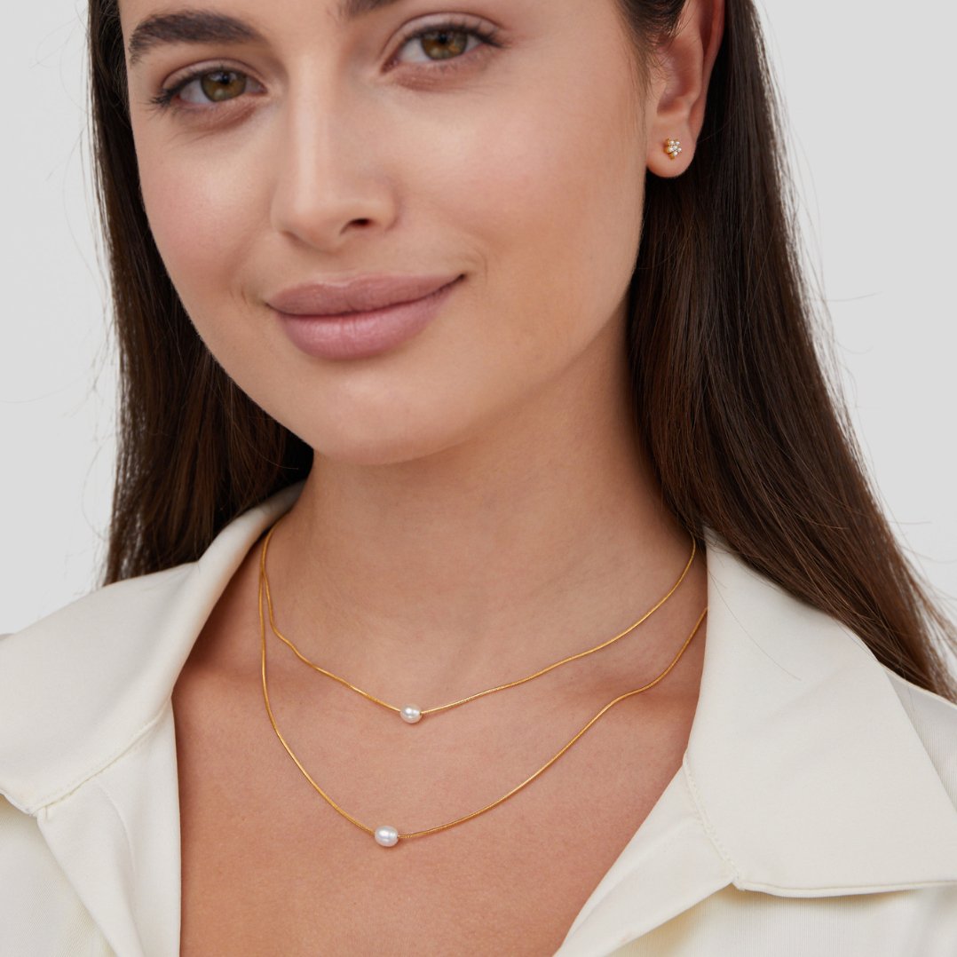 Multi - Layered Freshwater Pearl Necklace