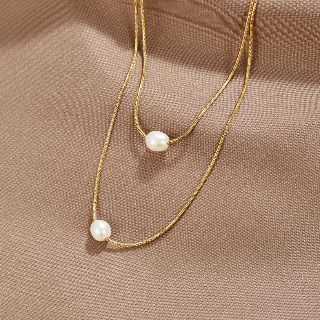 Multi - Layered Freshwater Pearl Necklace