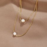 Multi - Layered Freshwater Pearl Necklace