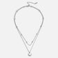 Multi - Strand Silver Necklace