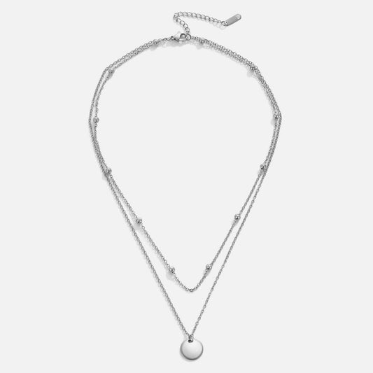 Multi - Strand Silver Necklace