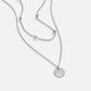 Multi - Strand Silver Necklace