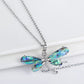 Natural Shell Butterfly Pendant Necklace