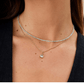 Necklace with Apatite and Pearl Accents