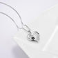 Paw and Heart Necklace with Infinity Charm