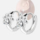 Paw Huggie Hoops with Sparkling Zirconia