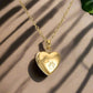 Pet Memorial Urn Necklace – Heart - Shaped Pendant with Paw Engraving