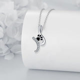 Piper™ — Cute paw print pendant necklace