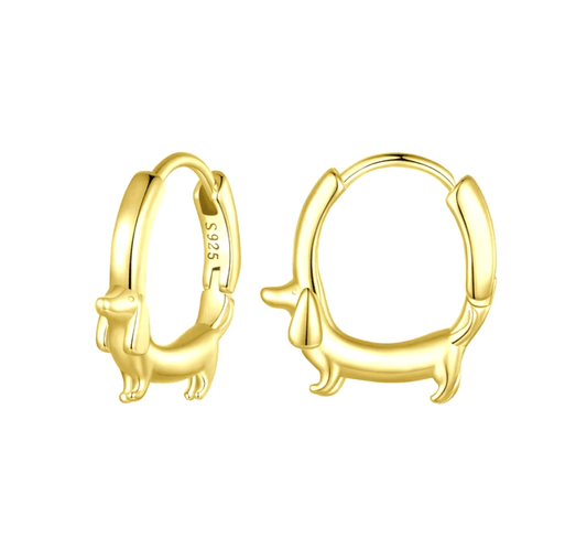 Precious Dachshund Hoops - A Pup Mom's Treasure