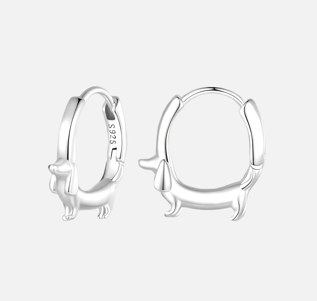 Precious Dachshund Hoops - A Pup Mom's Treasure