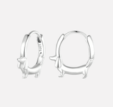 Precious Dachshund Hoops - A Pup Mom's Treasure