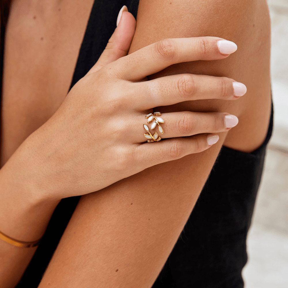 Radiant Leaf - Inspired Ring