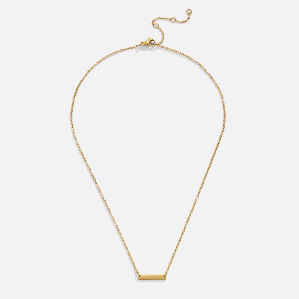Rina Pendant Bar Necklace